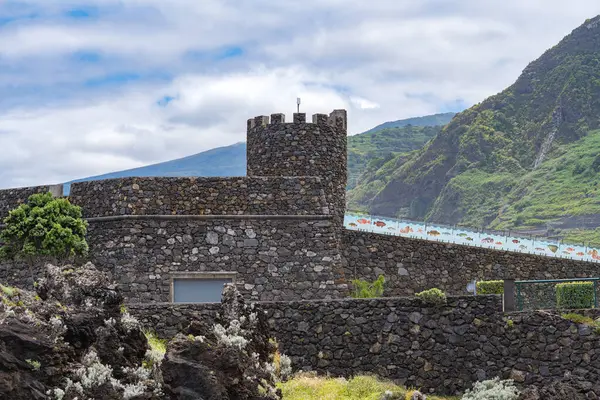 Hermoso Paisaje Porto Moniz Isla Madeira — Foto de Stock
