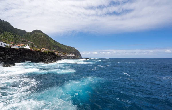 Bellissimo Paesaggio Porto Moniz Nell Isola Madeira — Foto Stock