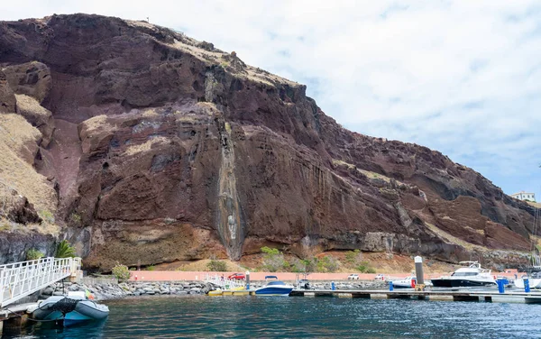 Rocha Com Basalto Ilha Madeira — Fotografia de Stock