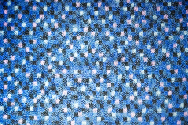 Tło Niebieskiej Tkaniny Plamistej — Zdjęcie stockowe