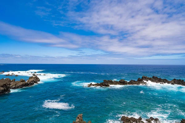 Gyönyörű Vízi Táj Madeira Szigetén — Stock Fotó