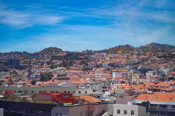 Krajina Města Funchalu Ostrově Madeira — Stock fotografie