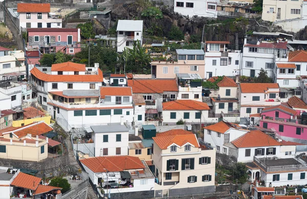 Huizen Stad Funchal Het Eiland Madeira — Stockfoto