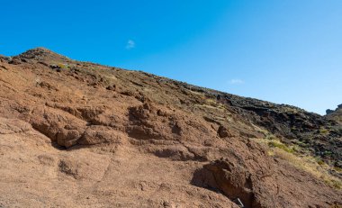 Güneşli bir günde Madeira adasının güzel manzarası