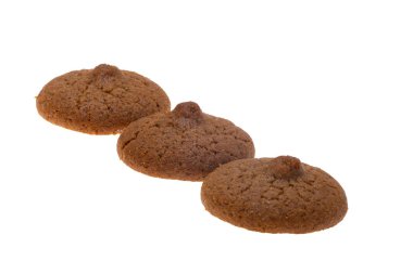 Beyaz arka planda Portekiz kurabiyeleri