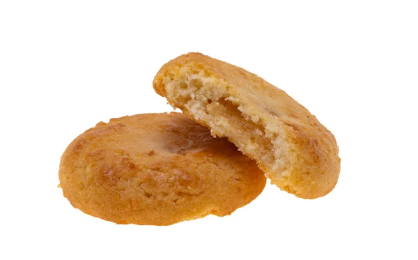 白い背景で隔離の詰物でクッキー — ストック写真