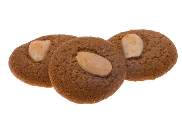Biscotti Portoghesi Sfondo Bianco — Foto Stock