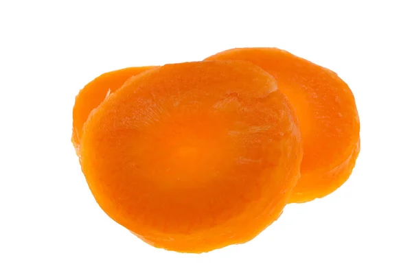 Καρότο Απομονωμένο Λευκό Φόντο — Φωτογραφία Αρχείου