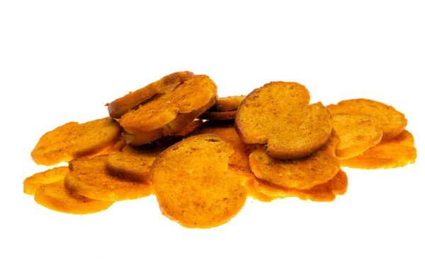 Chips Pan Aislados Sobre Fondo Blanco — Foto de Stock