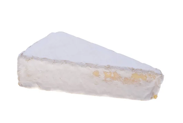 Queso Brie Aislado Sobre Fondo Blanco —  Fotos de Stock
