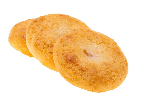 Печиво Джемом Ізольоване Білому Тлі — стокове фото