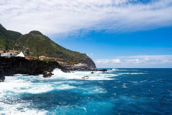 Paesaggio Dell Oceano Atlantico Sull Isola Madeira — Foto Stock