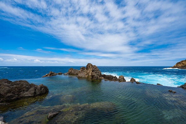 пейзаж Атлантического океана на острове Мадейра
