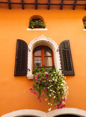 Pula Hırvatistan 'da dar sokaklar