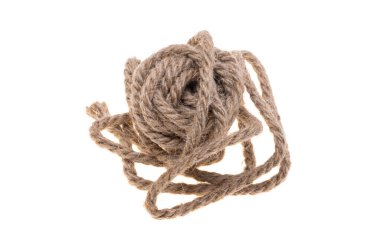 jute beyaz arkaplanda izole edildi