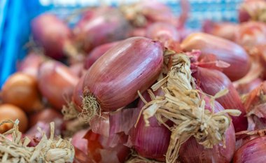 Markette sebze soğanı arkaplanı