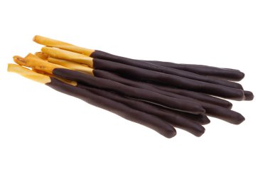 çikolata üzerinde izole beyaz arka plan sopa