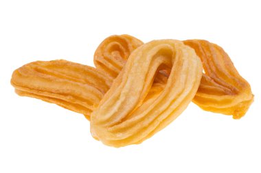 Beyaz arka plan üzerinde izole churros