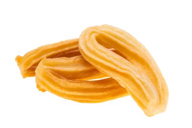 Beyaz arka plan üzerinde izole churros