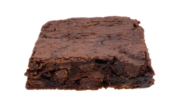 Beyaz arka planda çikolatalı kek