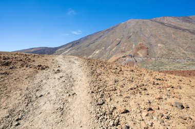Tenerife 'deki Teide volkanının manzarası