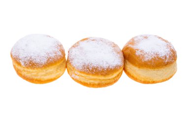 Berliner beyaz arkaplanda izole edildi