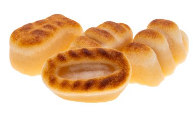 İspanyol badem ezmesi beyaz arkaplanda izole edilmiş