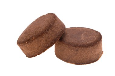 İspanyol ekmeği beyaz arkaplanda izole