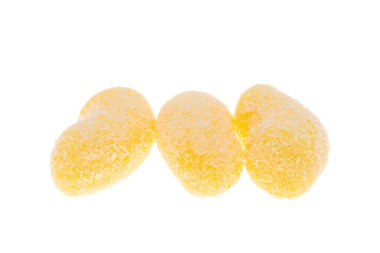 gnocchi beyaz arkaplanda izole edildi