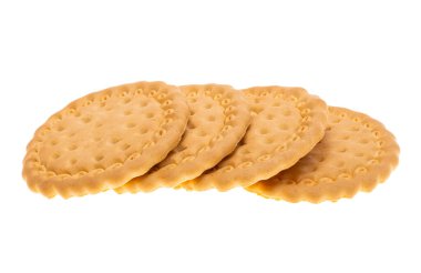 Maria Kurabiyeleri beyaz arka planda izole edildi