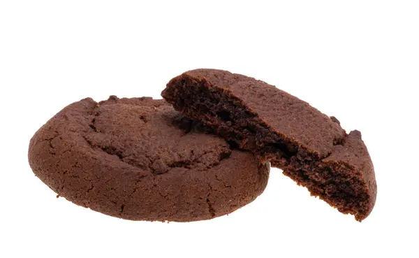 Biscoitos Brownie Isolado Fundo Branco Imagens De Bancos De Imagens