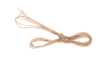Beyaz arkaplanda izole edilmiş sicim