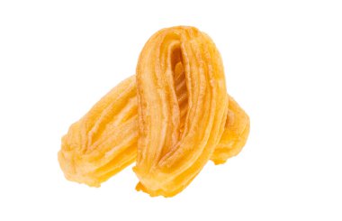 Beyaz arka plan üzerinde izole churros