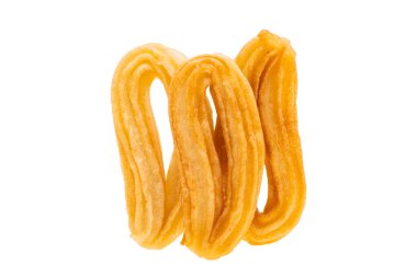 Beyaz arka plan üzerinde izole churros