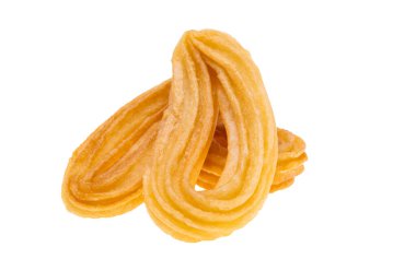 Beyaz arka plan üzerinde izole churros