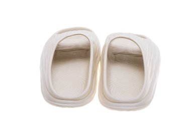 parmak arası terlikler beyaz arkaplanda izole edildi