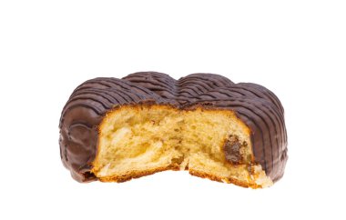 panettone beyaz arkaplanda izole edildi