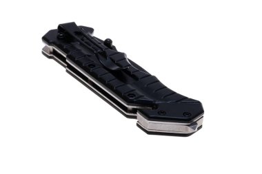 Katlanan bıçak beyaz arkaplanda izole edildi