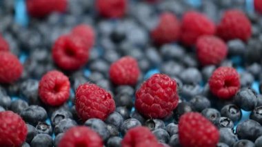 Yaban mersini ve ahududu arka planı