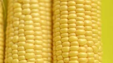 # Sarı mısır koçanının üstünde #