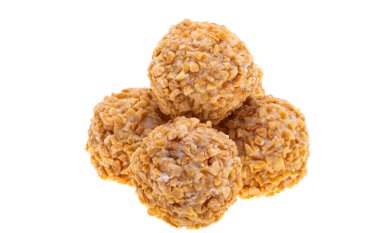 fındık mantarları beyaz arkaplanda izole edildi