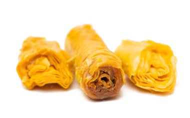 Ballı tatlı baklava. Yaklaş.