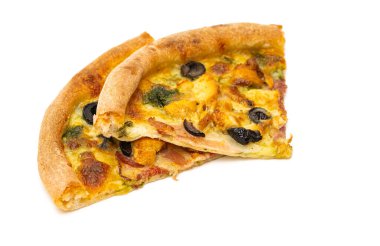 Zeytinli İtalyan pizzası.