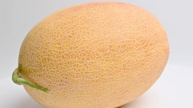 Olgun, sarı kavunu kapat.