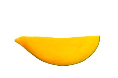 Olgun mango beyaz arkaplanda izole