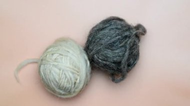 Yün yumağı arkaplanı kapat