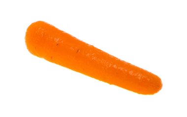 Beyaz zemin üzerinde küçük havuç izole