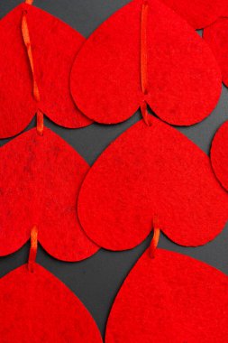 arka plan kırmızı Kalpler