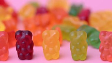 meyve jöleli şekerler videoyu kapatın