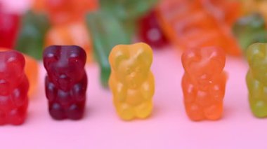 meyve jöleli şekerler videoyu kapatın